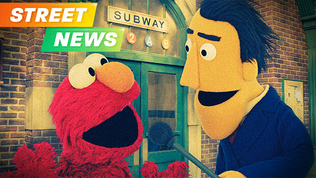 Elmo and Guy Smiley